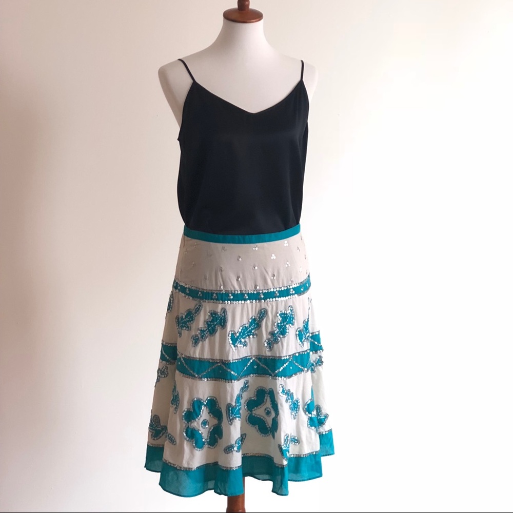 BCBG Flouncy A-Line Skirt